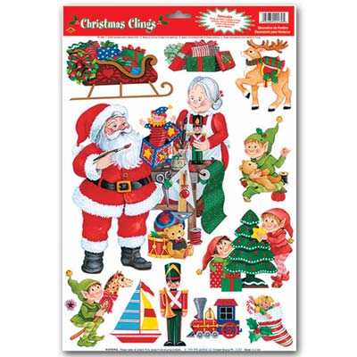 Santa's Workshop Clings