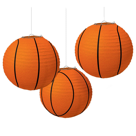 Paper Lanterns - Basketball 3ct