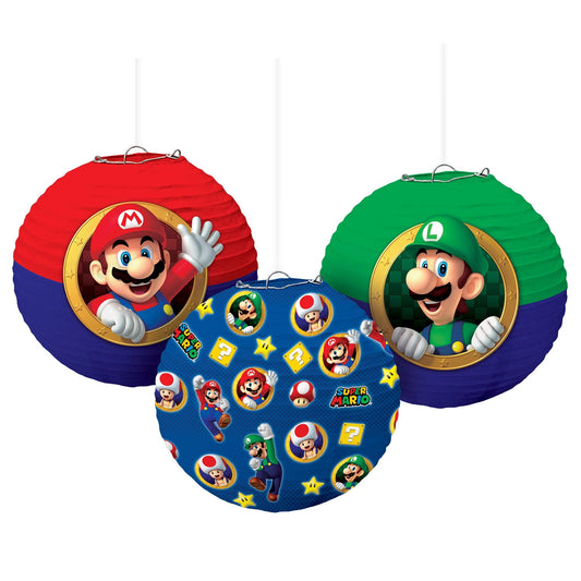 Paper Lanterns - Super Mario Brothers 3ct