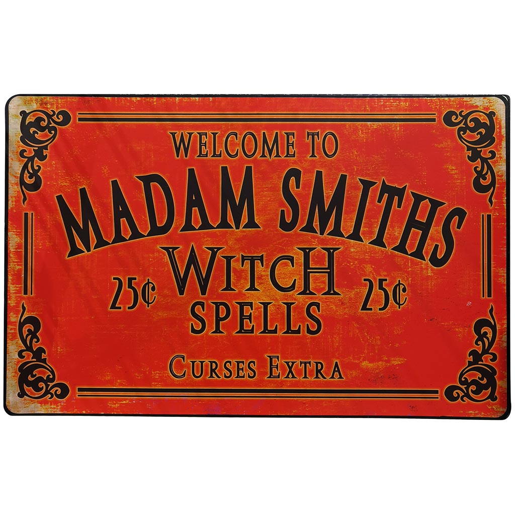 18" Metal Sign - Witch Assorted