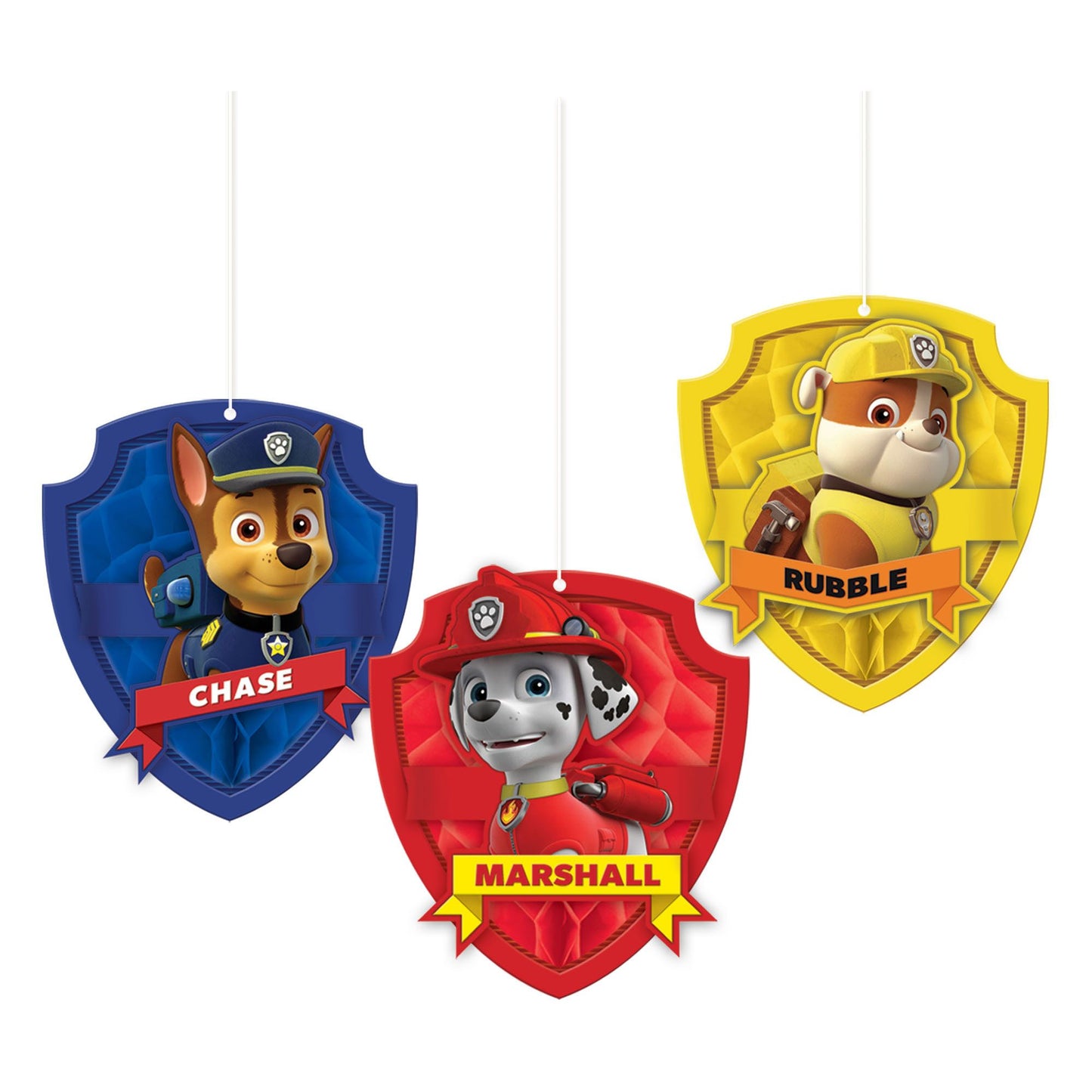 Honeycomb Decorations - Paw Patrol 6ct