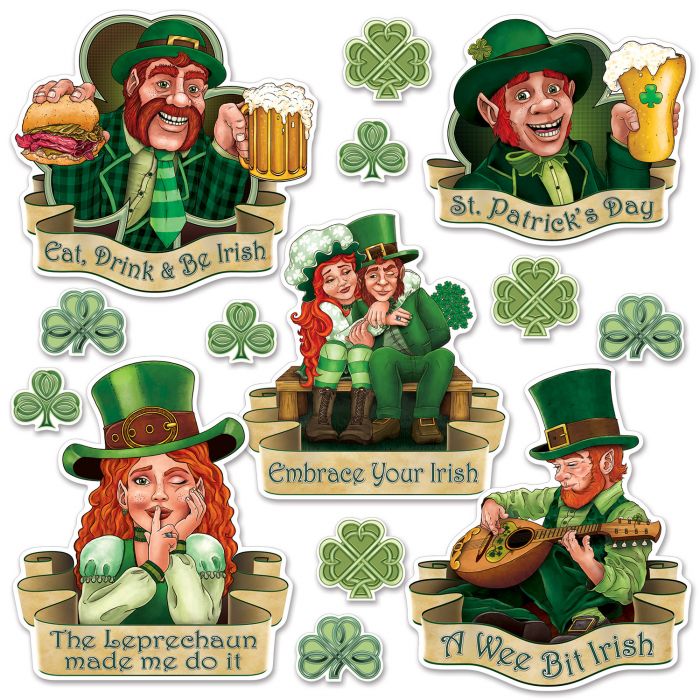 St Patrick's Day Cutouts 14ct