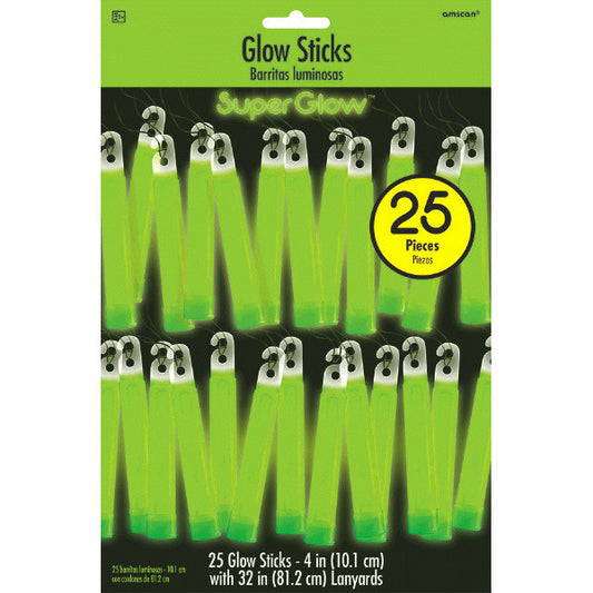 Glow Sticks - Green 25ct