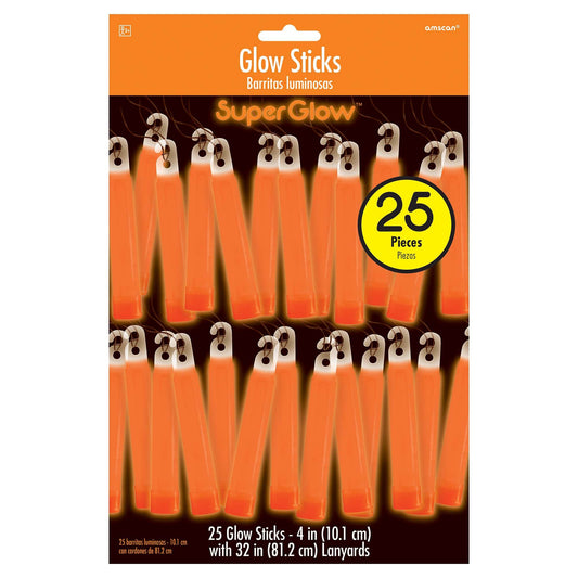 Glow Sticks - Orange 25ct