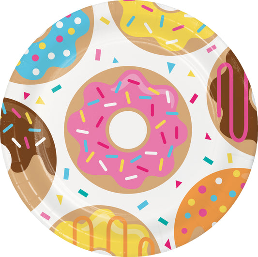 Lunch Plates - Donut Time 8ct