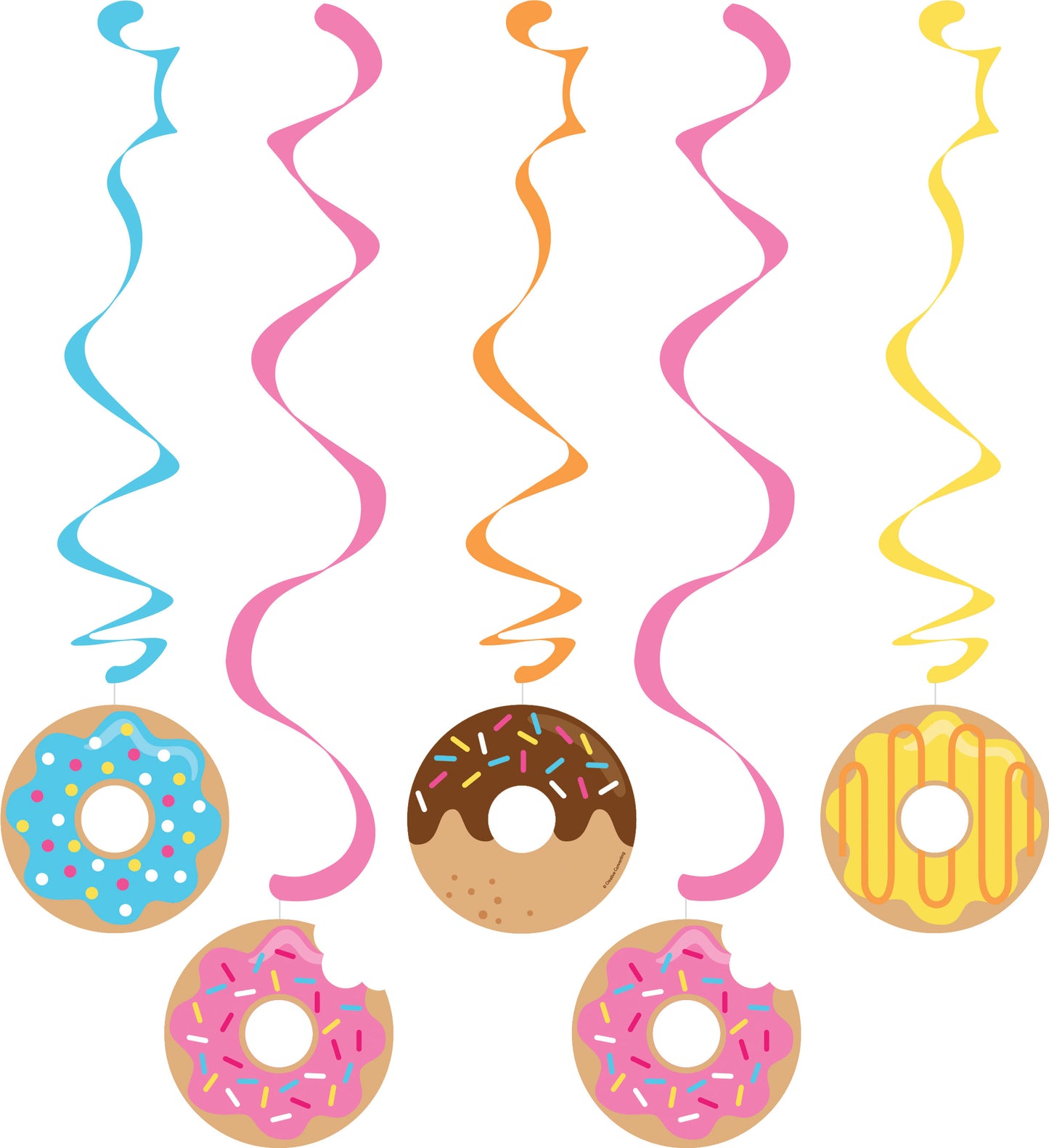 Hanging Decorations - Donut Time 5ct