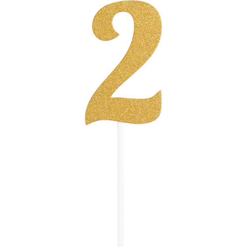 Cake Topper - Gold 2