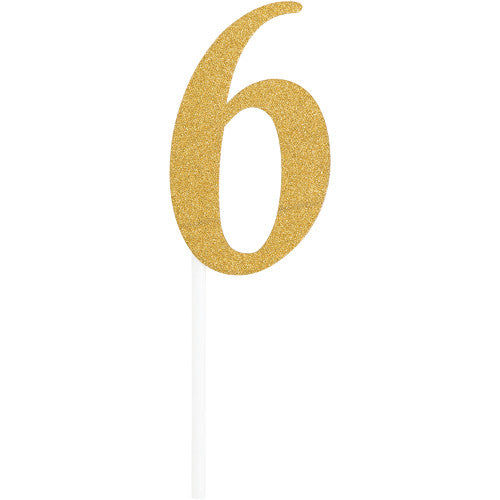 Cake Topper - Gold 6