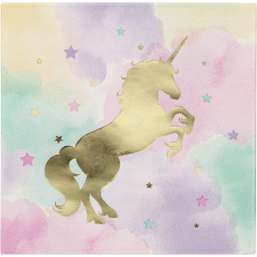 Lunch Napkins - Unicorn Sparkle 16ct
