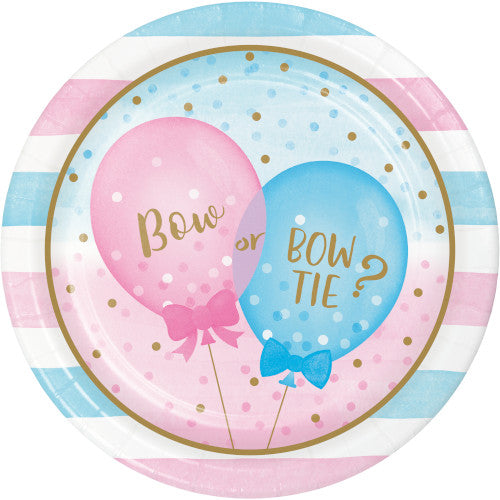 Lunch Plates - Gender Reveal 8ct