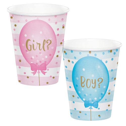 Cups - Gender Reveal 8ct