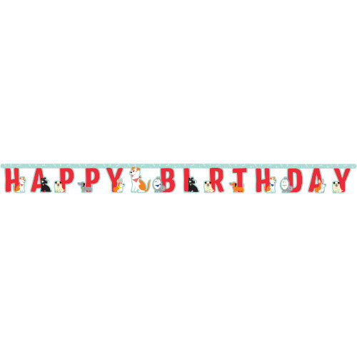Banner - Happy Birthday Dog Party