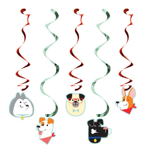 Hanging Decorations - Dog Party