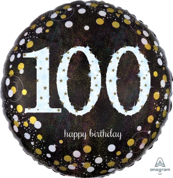 Sparkling Birthday 100 - 18"