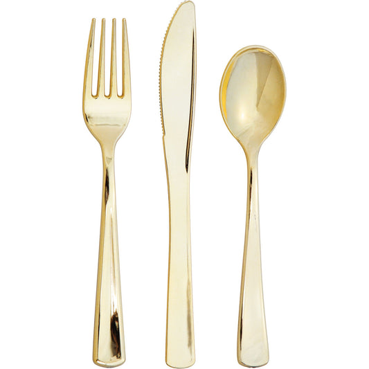 Assorted Cutlery - Gold 24ct
