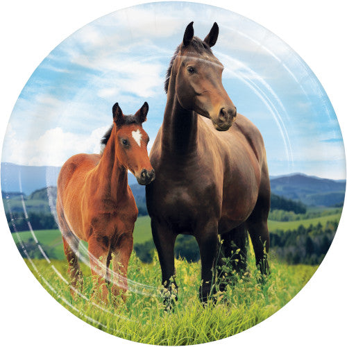 Dessert Plates - Horse and Pony 8ct