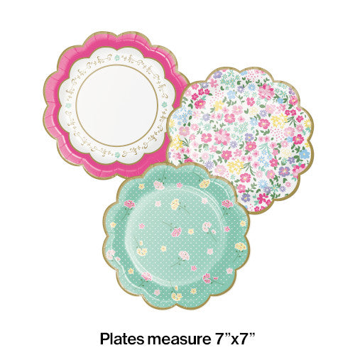 Dessert Plates - Tea Party 8ct