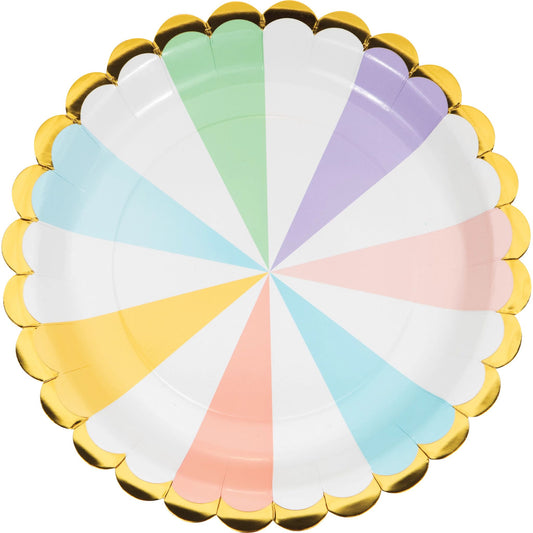 Lunch Plates - Pastel Celebrations 8ct