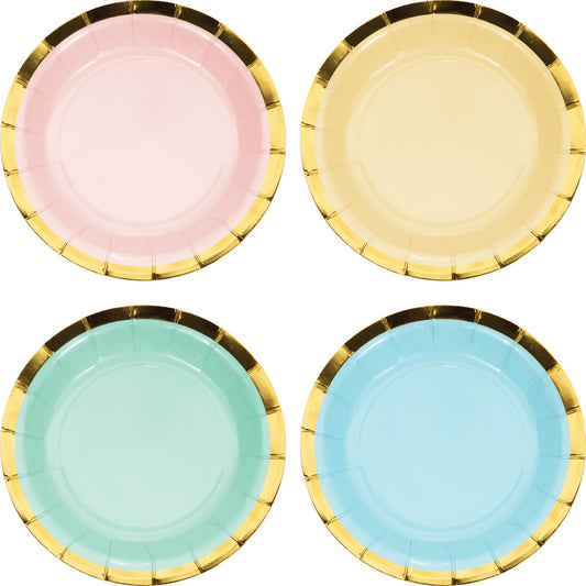 Dessert Plates - Pastel Celebrations 8ct