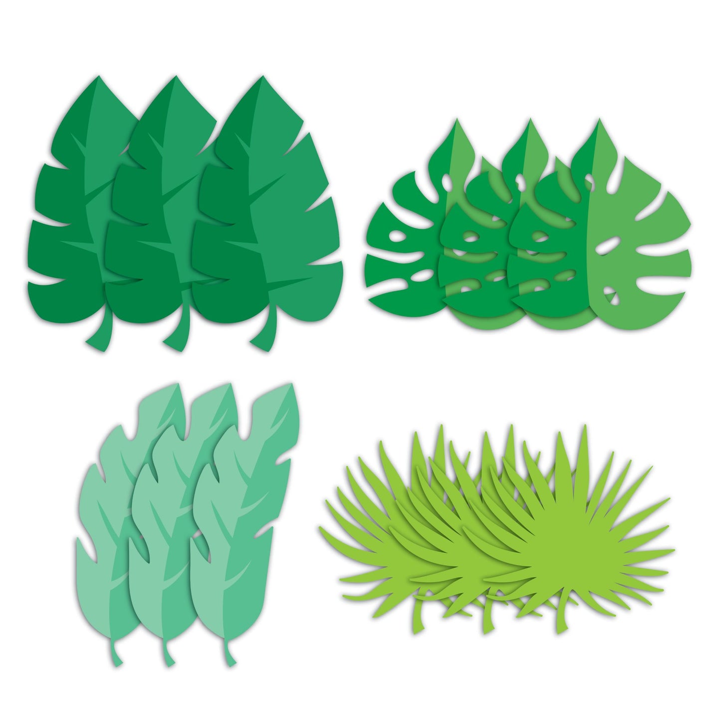 Leaf Cutouts - Party Animals 12ct