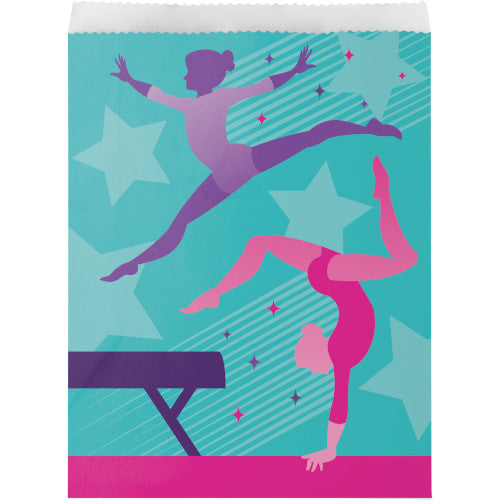 Treat Bags - Gymnastics Party 8ct