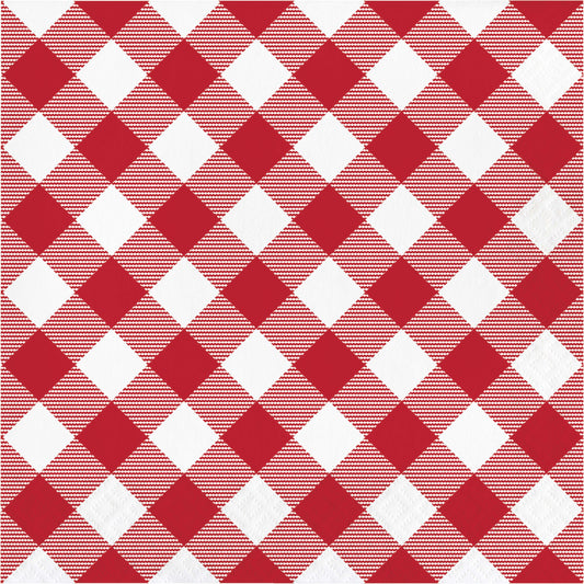 Lunch Napkins - Classic Gingham 16ct