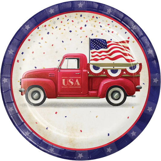 Lunch Plates - Patriotic Pride 8ct