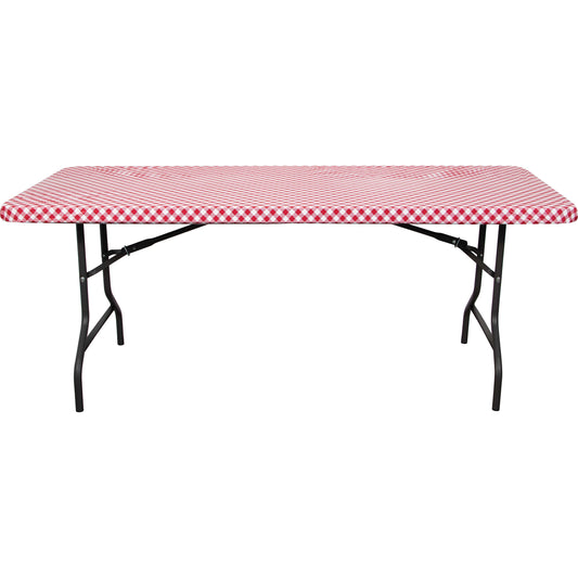 Table Cover (Stay Put 30x96) - Classic Gingham