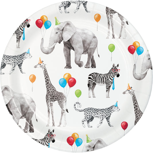 Dessert Plates - Party Animals 8ct