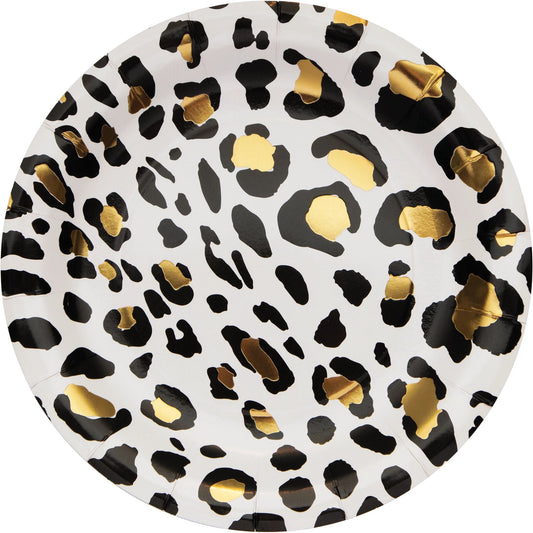 Lunch Plates - Leopard Print 8ct