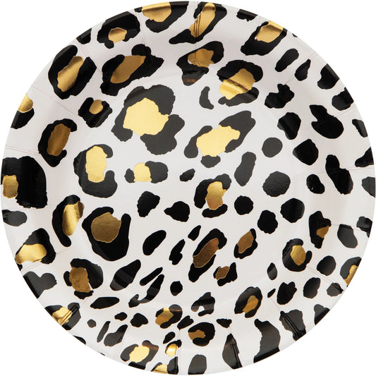 Dessert Plates - Leopard Print 8ct