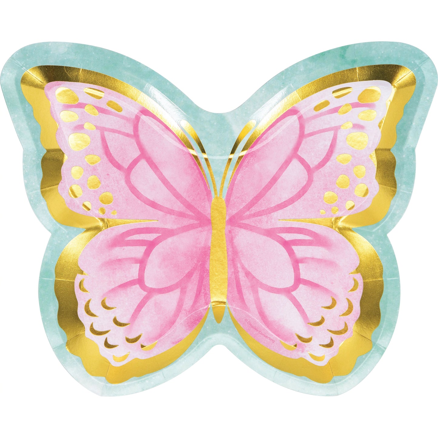 Lunch Plates: Butterflies - Butterfly Shimmer 8ct