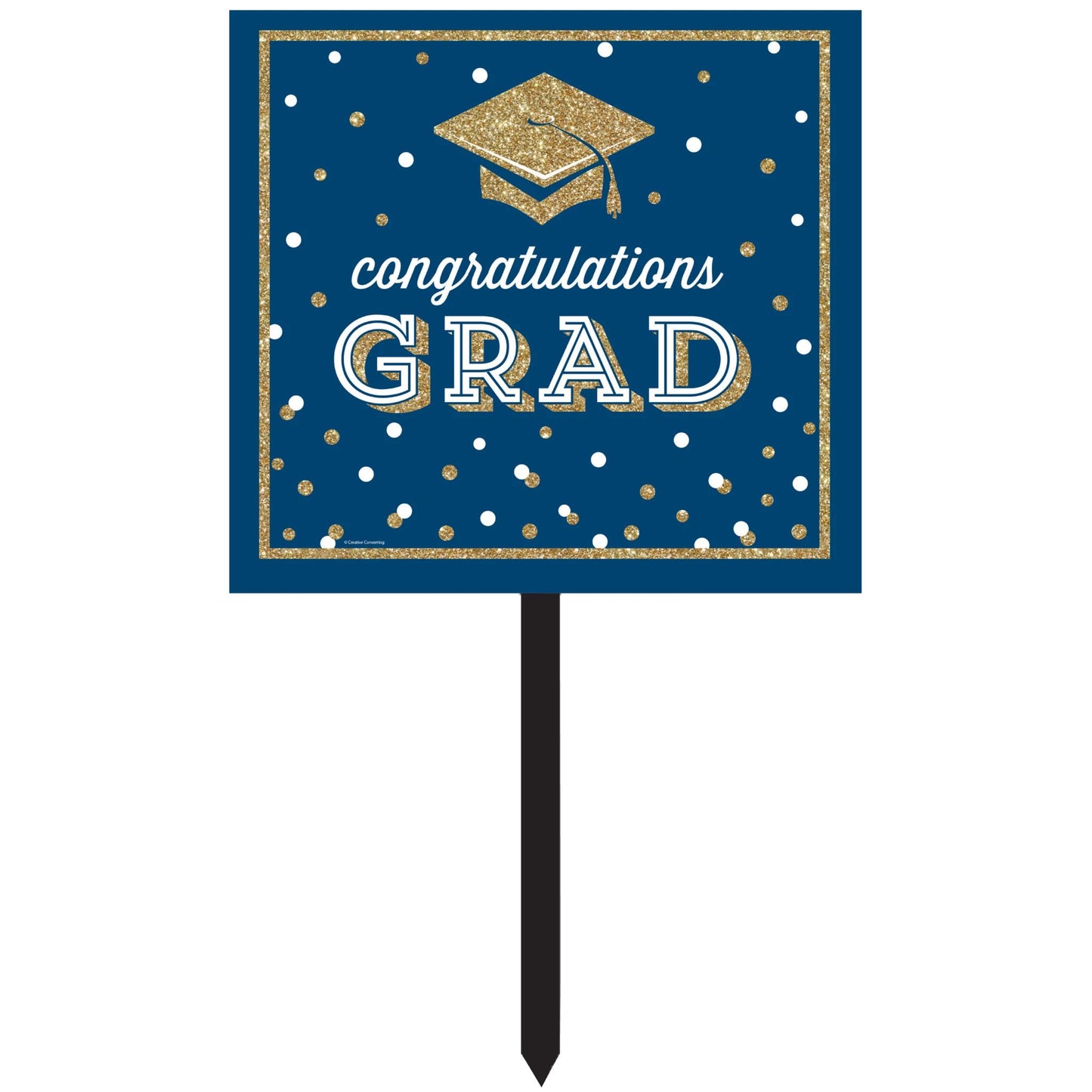 Yard Sign - Glittering Grad