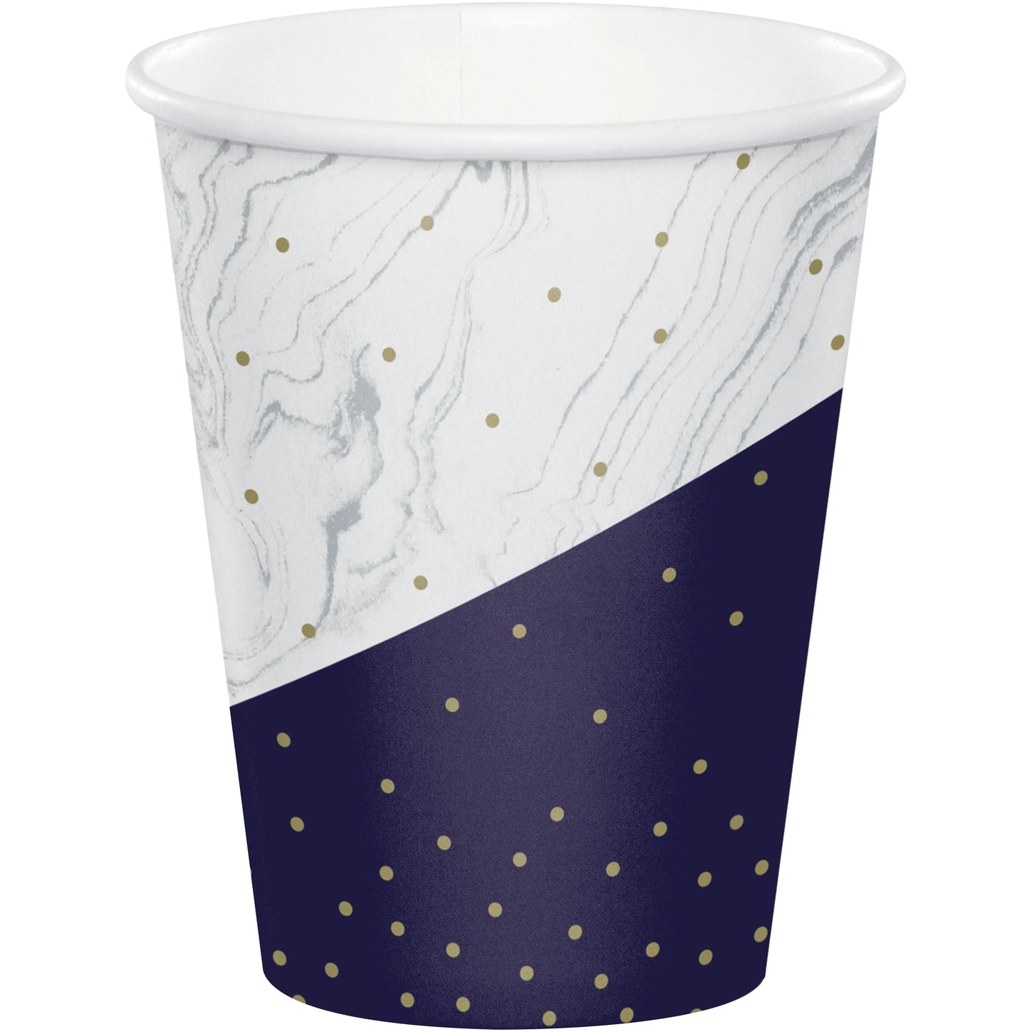 Cups - Navy & Gold 8ct