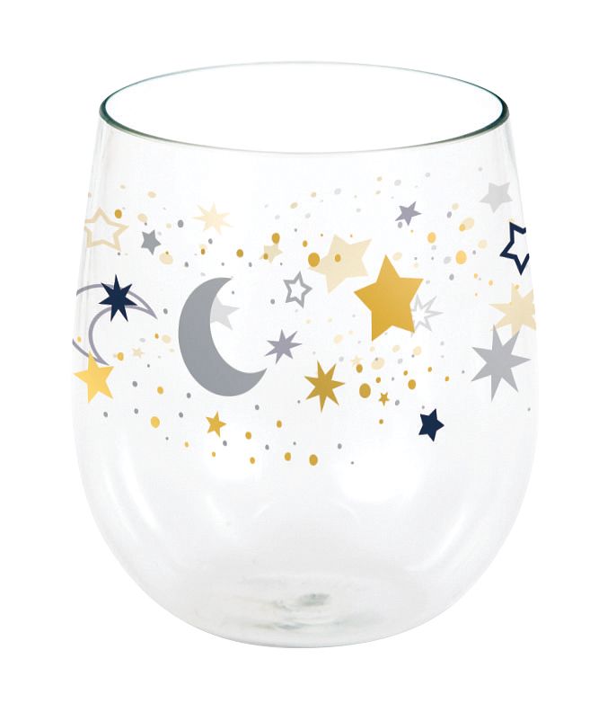 Stemless Wine Cup - Starry Night