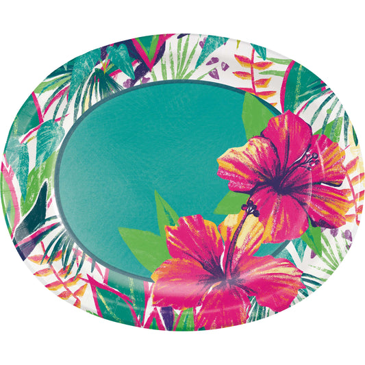 Oval Platter - Island Tropics 8ct