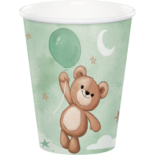 Cups -Teddy Bear 8ct