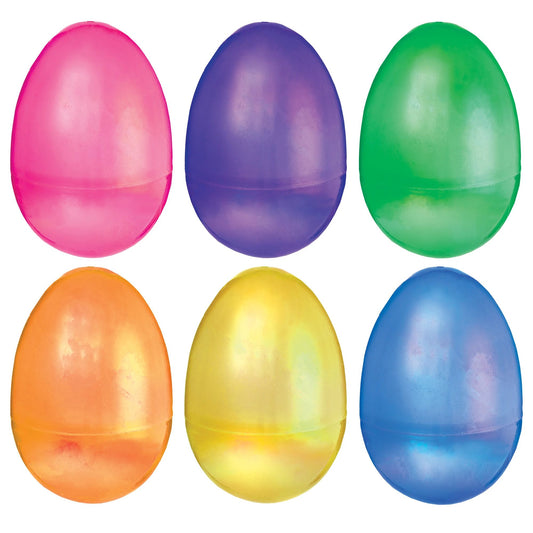 Pearlescent Fillable Eggs 6ct
