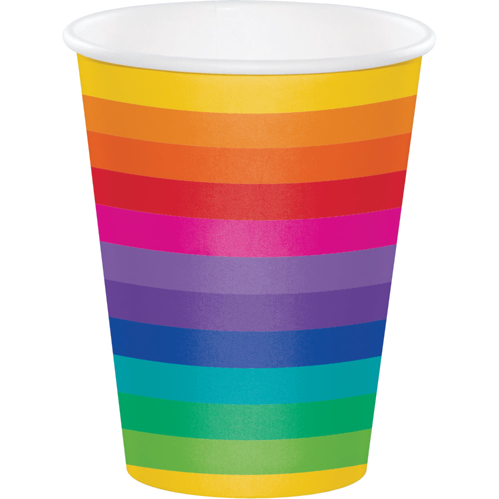 Cups - Rainbow 8ct