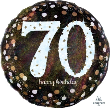 Sparkling Birthday 70 - 18"