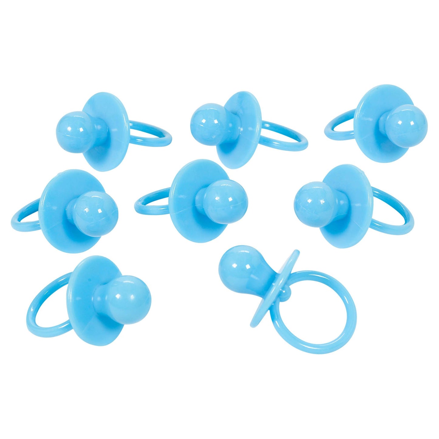 Large Pacifier Charms - Blue 8ct
