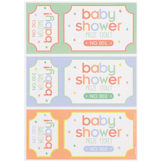 Baby Shower Prize Tickets 48ct