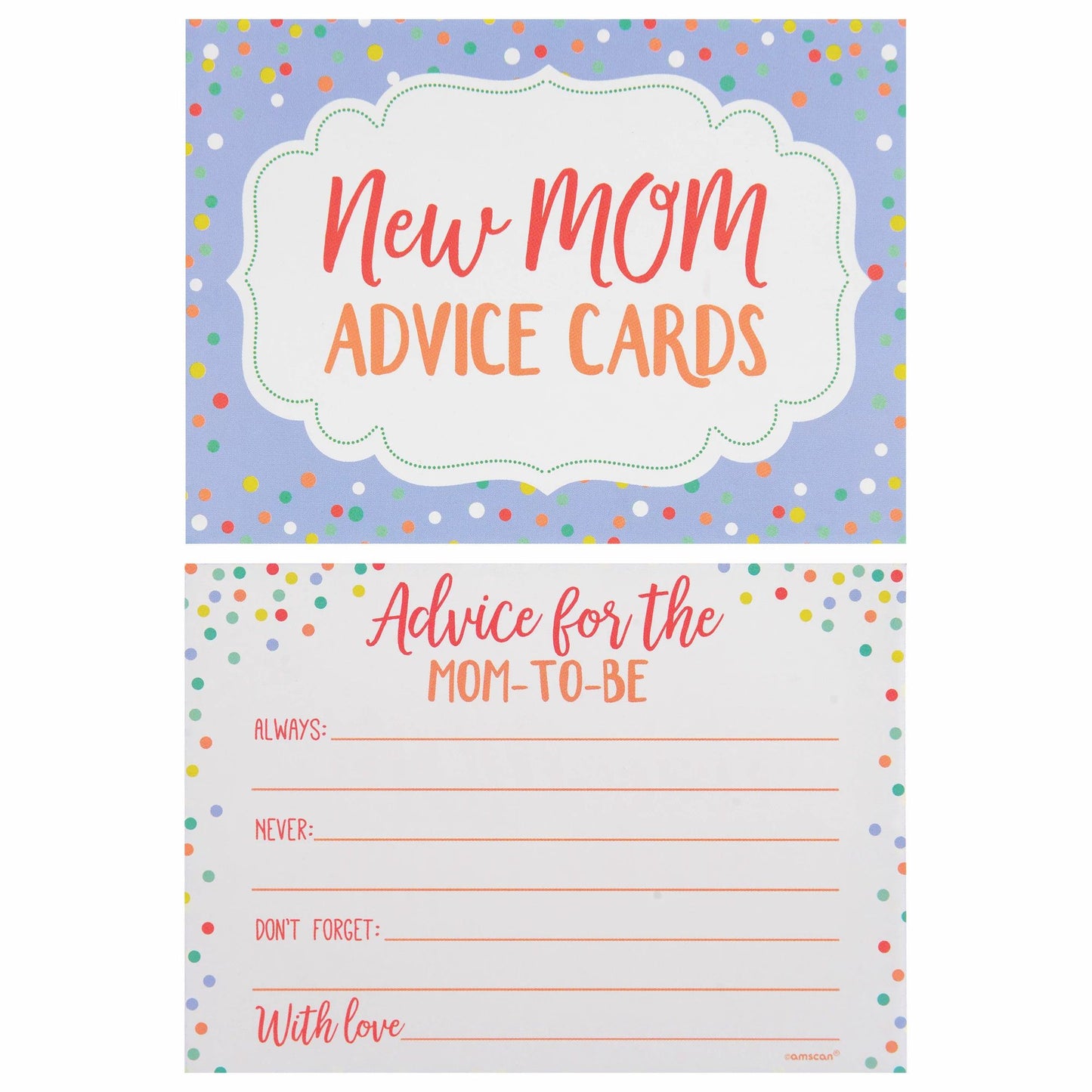 Baby Shower Advice Cards 24ct