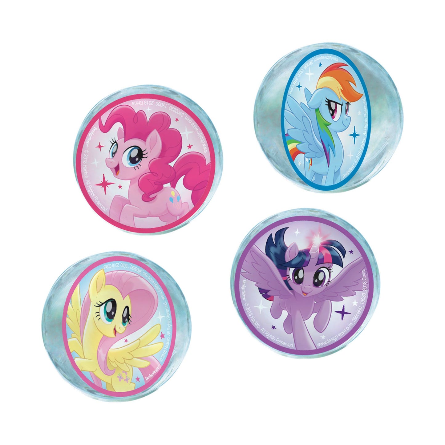 Bounce Balls - My Little Pony Friendship 4ct