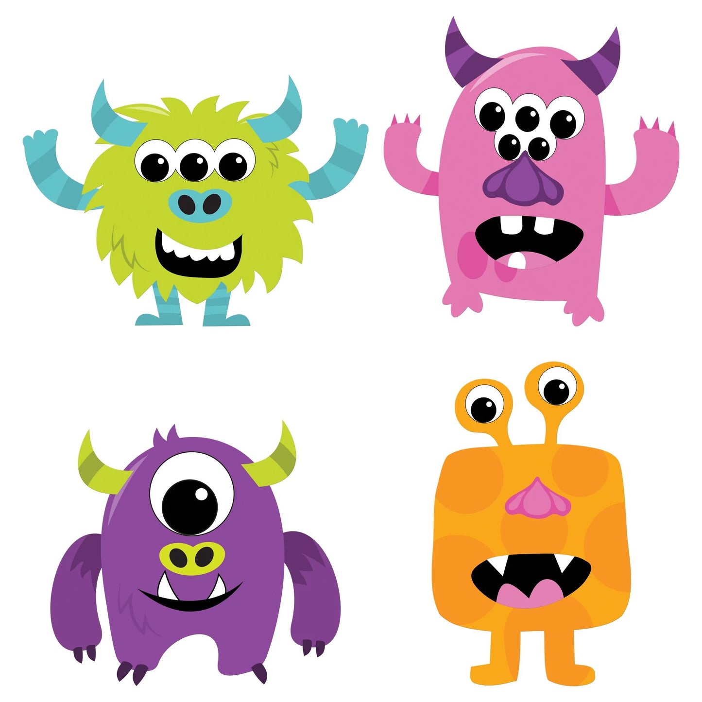 Create Your Own Monster Craft Kit 4ct