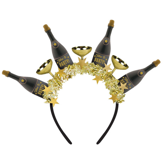 Champagne Bottle Deluxe Headband