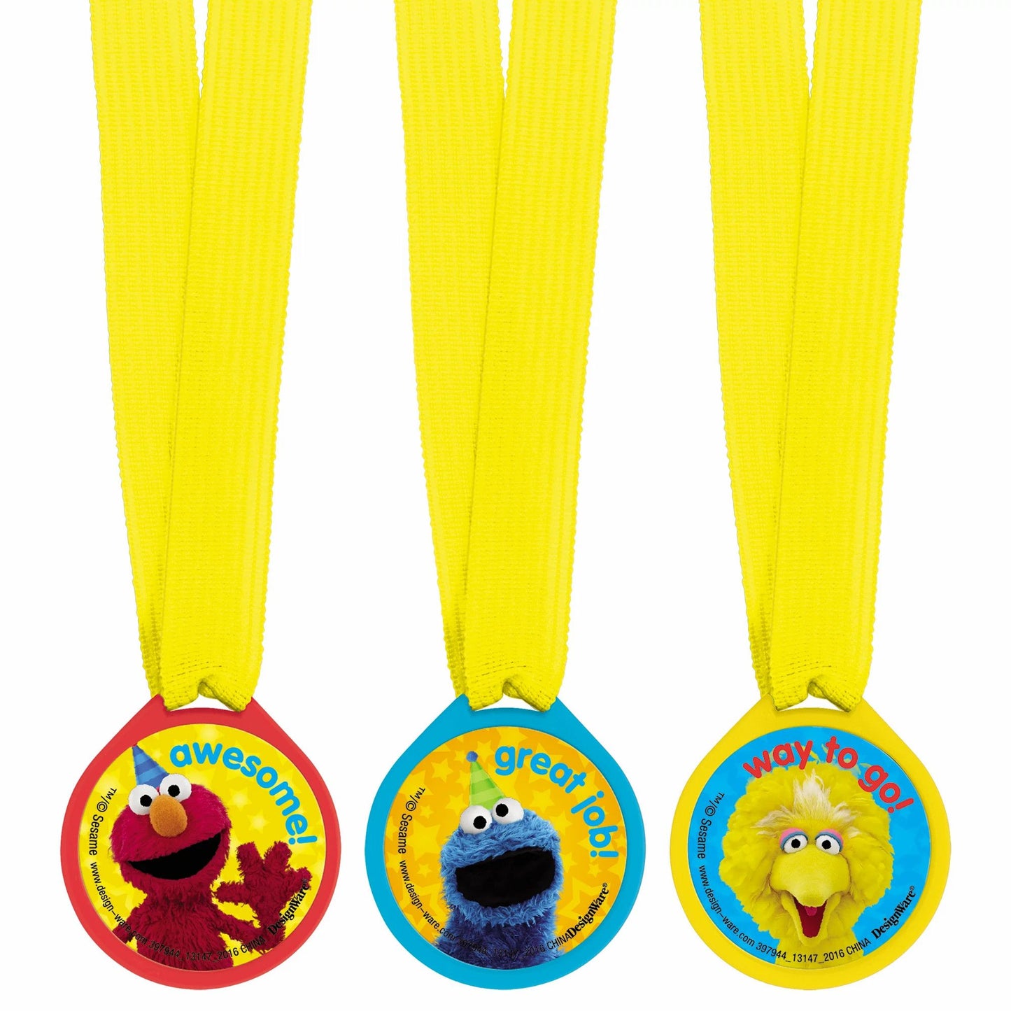 Award Medals - Sesame Street 12ct