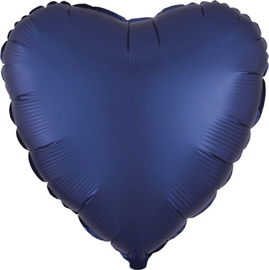Heart: Navy - 18"