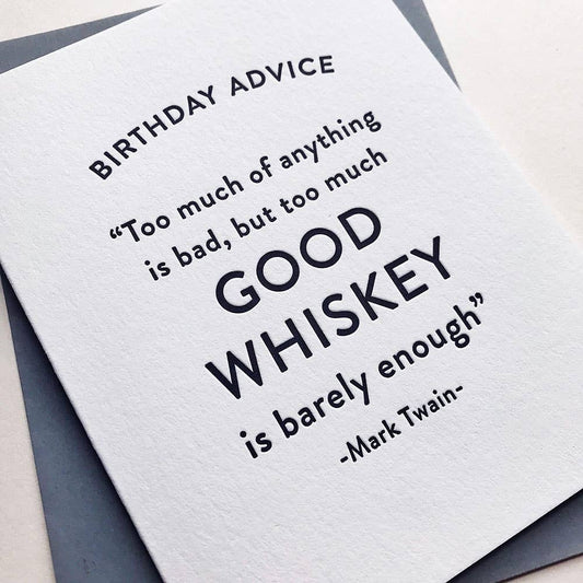 Greeting Card - Whiskey Birthday