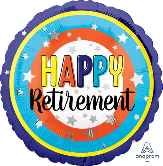 Retirement Colorful Circles - 17"